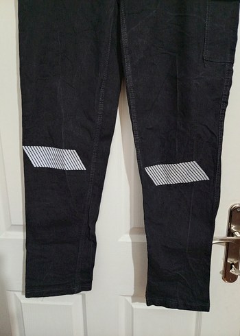 Siyah Regular Fit Denim Erkek Pantolon - Görsel 2