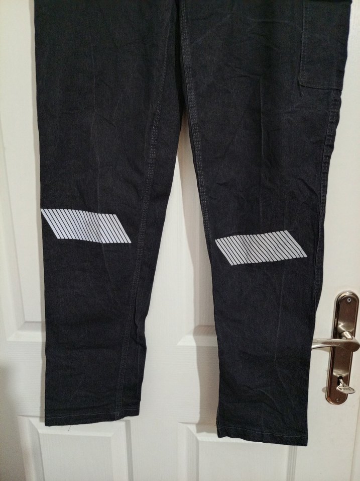 Siyah Regular Fit Denim Erkek Pantolon - Görsel 2