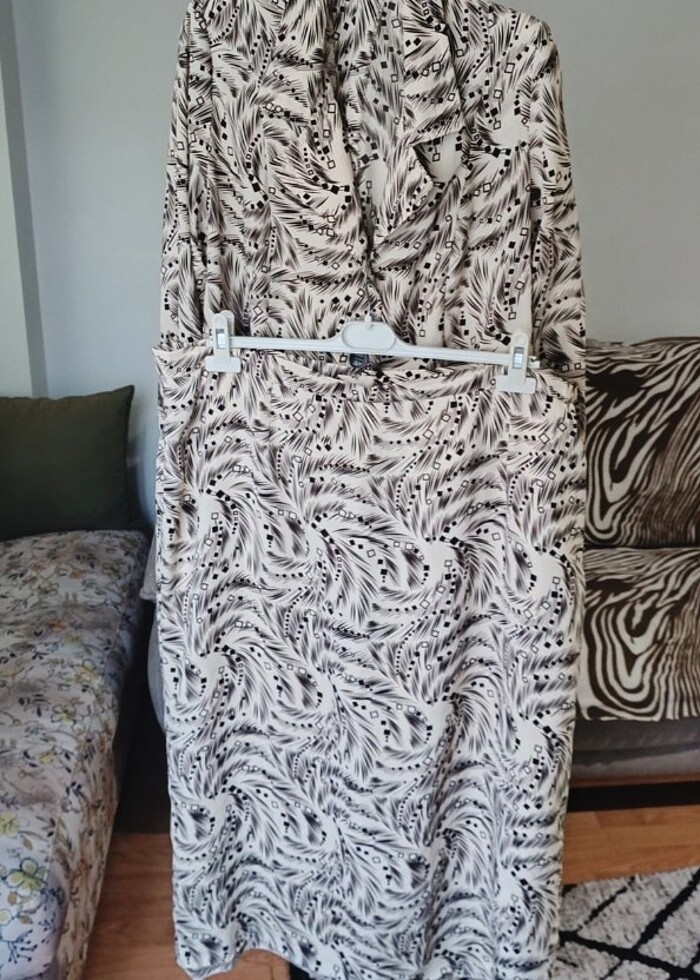 Etekli ceket takım  - Görsel 2