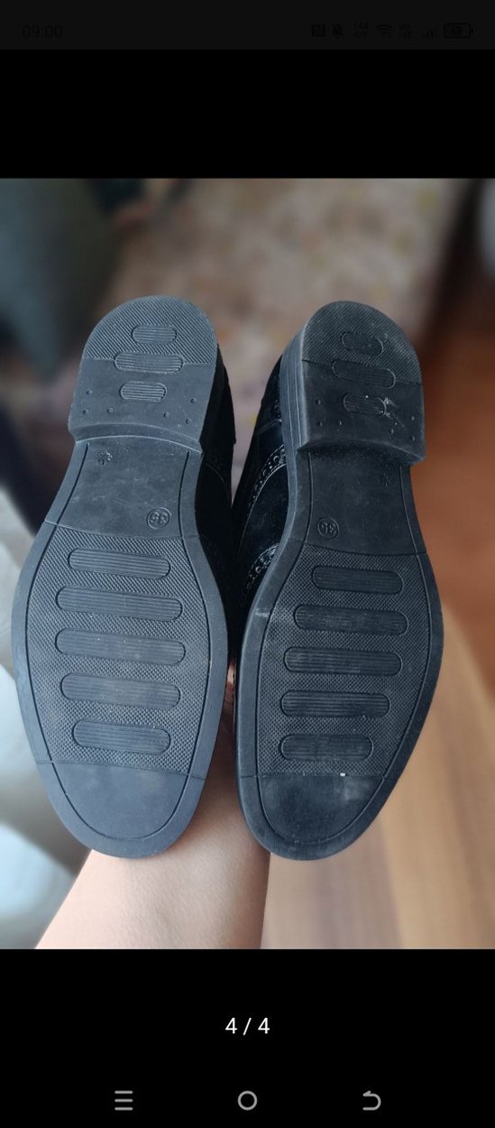 Klasik Siyah Rugan Ayakkabı - Görsel 4