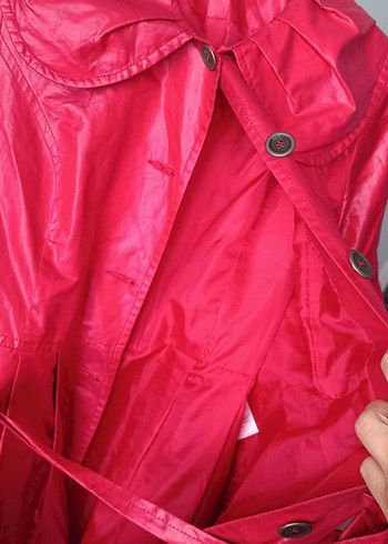 Parlak Midi Kadın Yağmurluk - Görsel 5