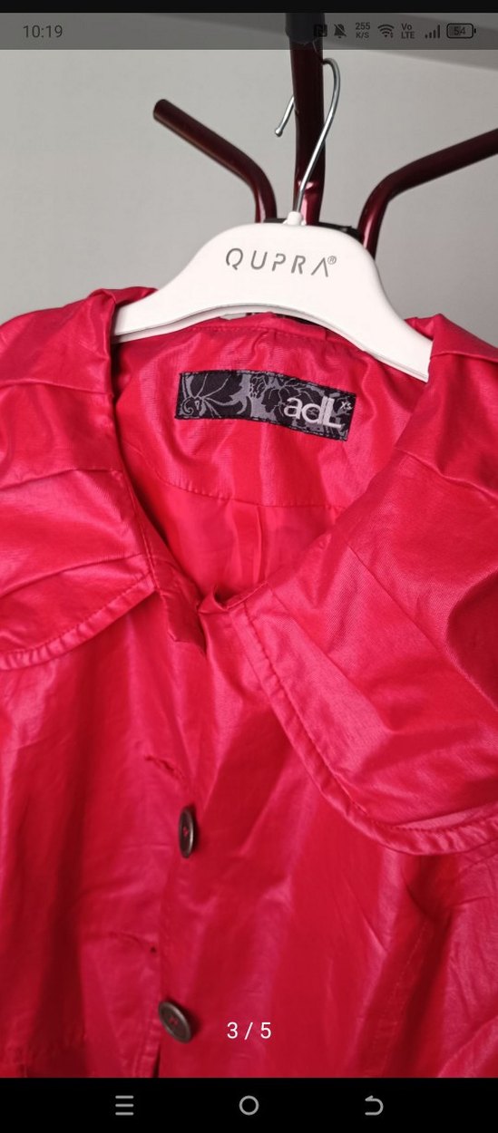 Parlak Midi Kadın Yağmurluk - Görsel 4