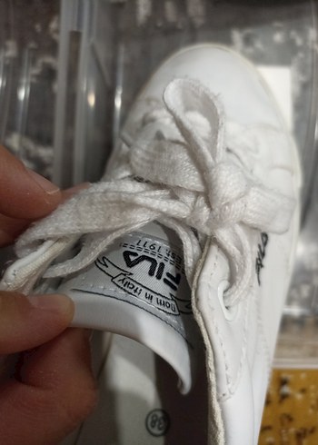 Siyah Detaylı Beyaz Kadın Spor Ayakkabı - Görsel 3