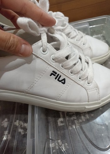 Siyah Detaylı Beyaz Kadın Spor Ayakkabı - Görsel 2