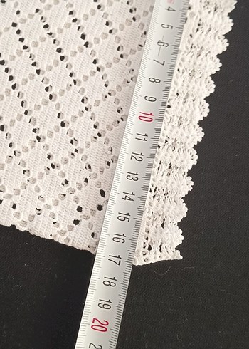 El Örgüsü Beyaz Dantel Iki Parça - Görsel 5