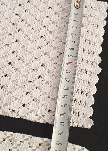 El Örgüsü Beyaz Dantel Iki Parça - Görsel 2