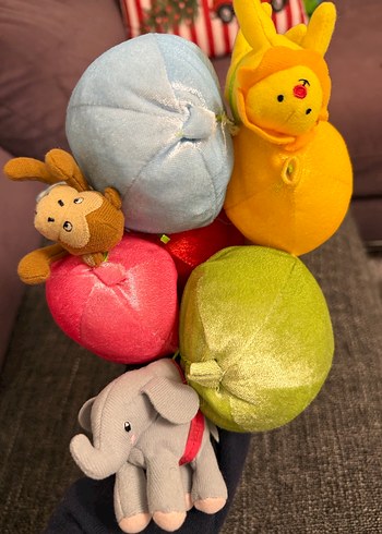 Renkli Peluş yatak Oyuncağı - Görsel 5