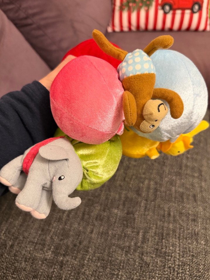 Renkli Peluş yatak Oyuncağı - Görsel 4