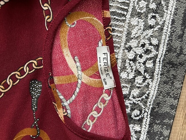 s Beden bordo Renk Tunik