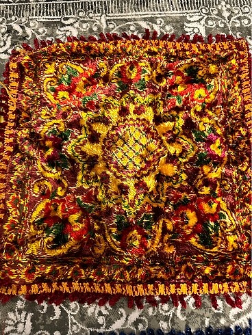 Eski zaman kırlent kılıfı - Görsel 3