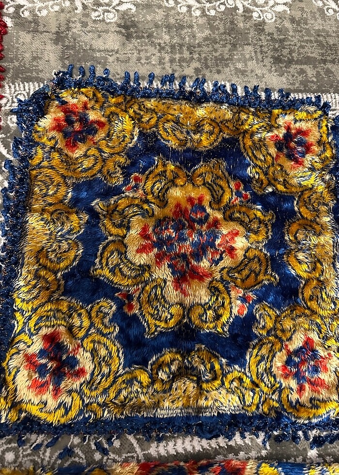 Eski zaman kırlent kılıfı - Görsel 4