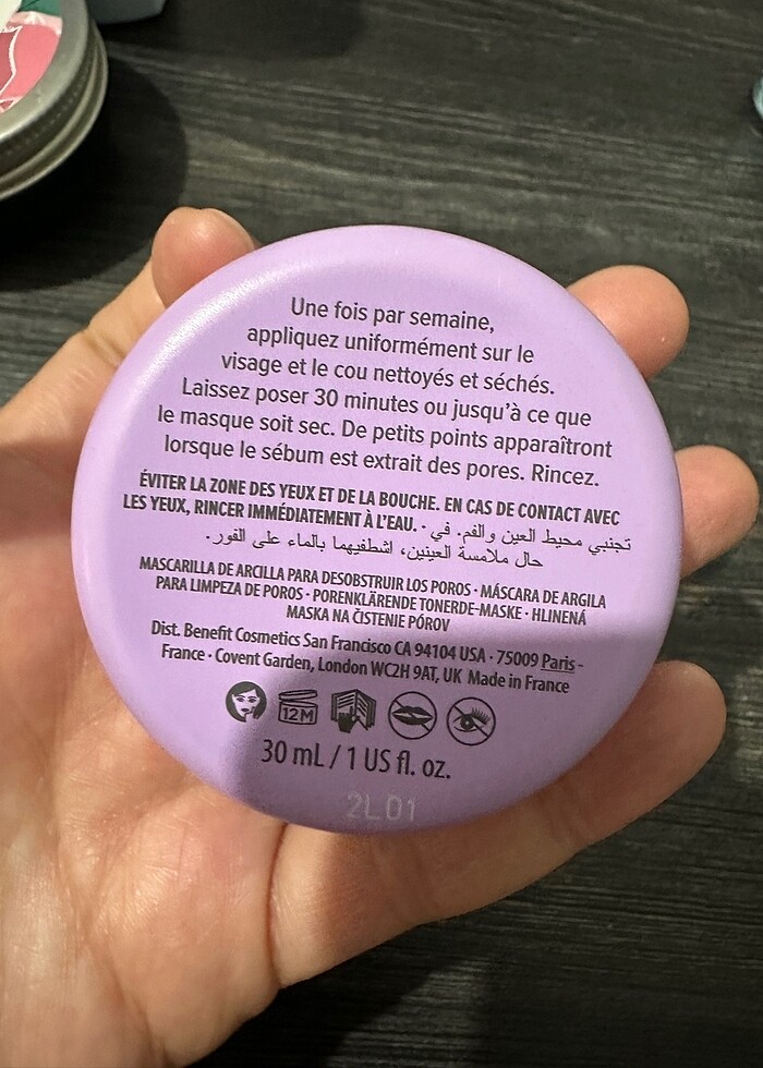 Benefit mor maske - Görsel 4