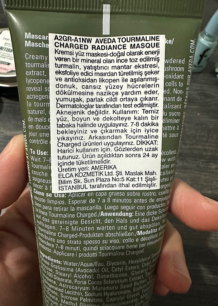 Aveda yüz maskesi - Görsel 2