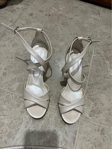 40 Beden beyaz Renk Gelin Ayakkabısı