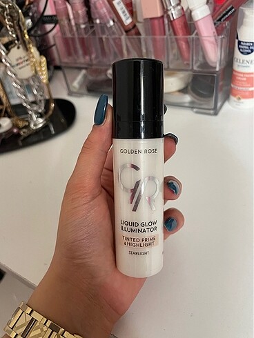 Golden rose liquid glow illuminator ışıltılı makyaj bazı