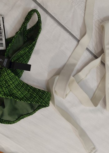 Desenli, Askılı, Kemerli Mini Bikini Altı - Görsel 2