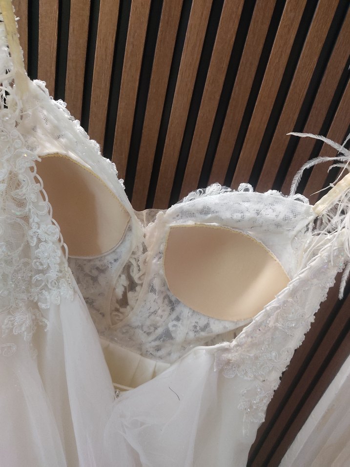 V Yaka Bohem Gelinlik - Görsel 4