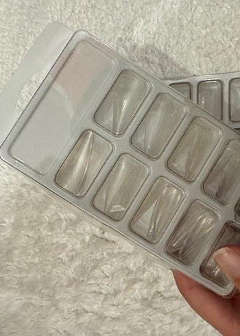 Profesyonel iki kutu Şeffaf Takma Tırnak Seti 100 Adetten fazla - Görsel 2