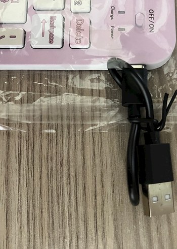 Pastel Pembe Klavye - Görsel 2