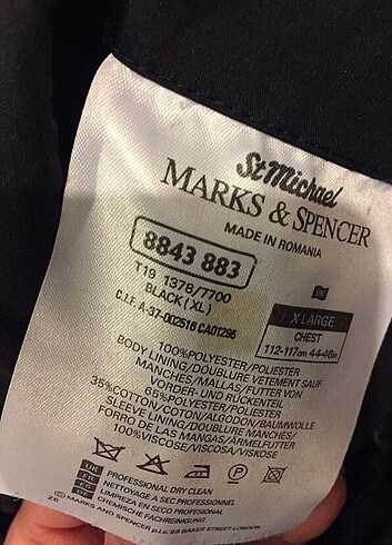 xl Beden lacivert Renk Marks Spencer