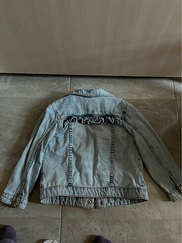 5 Yaş Beden mavi Renk H&m kot ceket