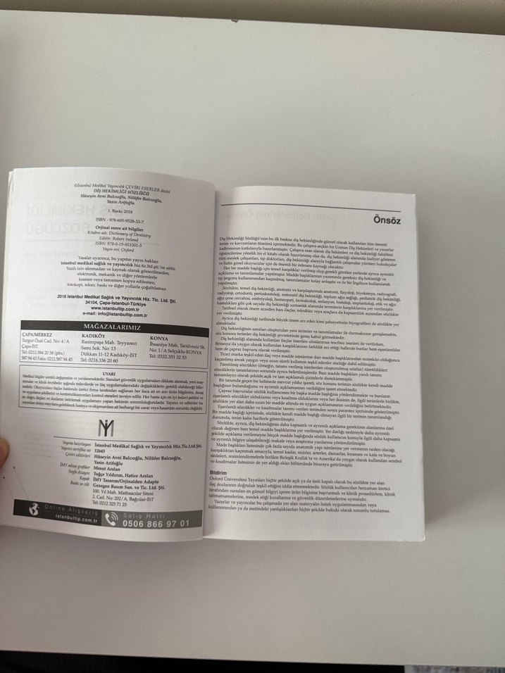 Oxford Diş Hekimliği Sözlüğü Kitabı - Görsel 4
