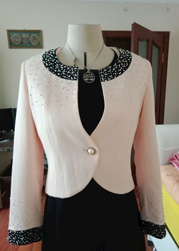 işlemeli ceket elbise takım gece elbisesi lolıta vintage - Görsel 3