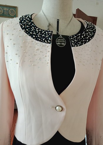 işlemeli ceket elbise takım gece elbisesi lolıta vintage - Görsel 4