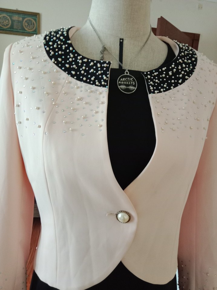 işlemeli ceket elbise takım gece elbisesi lolıta vintage - Görsel 4