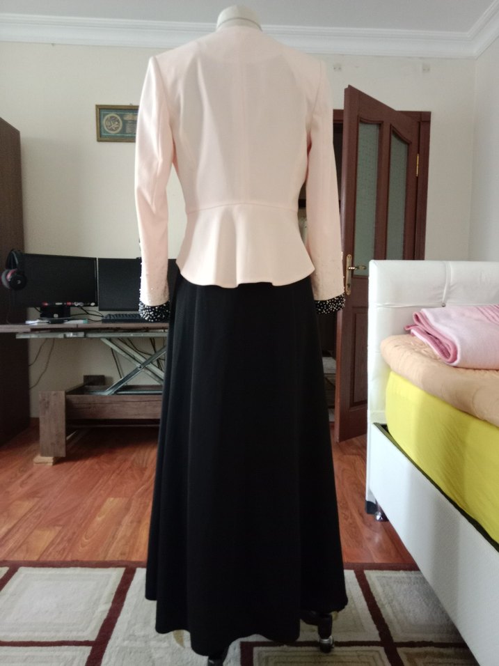 işlemeli ceket elbise takım gece elbisesi lolıta vintage - Görsel 2