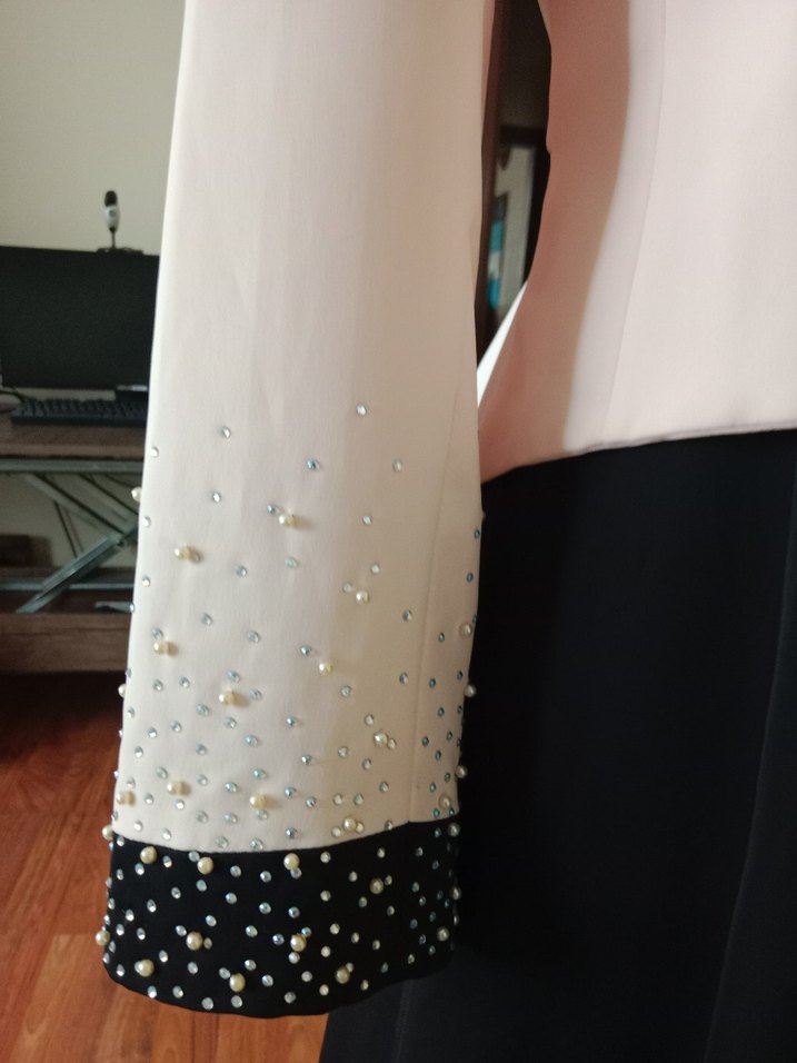 işlemeli ceket elbise takım gece elbisesi lolıta vintage - Görsel 5