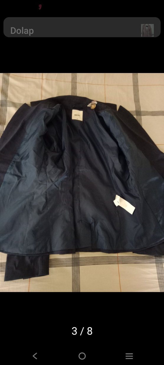 Lacivert Klasik Kesim Kadın Blazer Ceket - Görsel 4