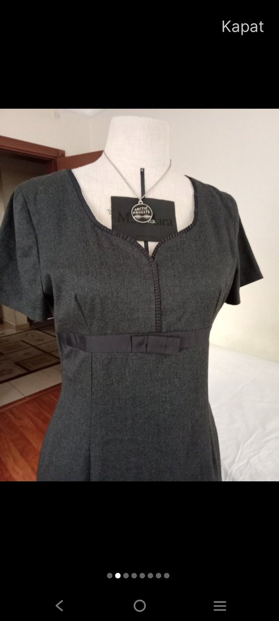 Wihimsi Goth Gotik Vintage Dantel Detay Midi Elbise — görsel 4/5