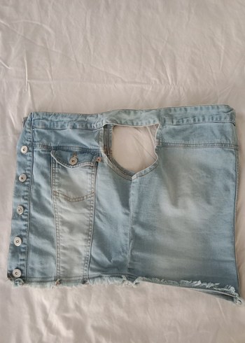 38 Beden Y2K Vintage Kolsuz Kadın Kot Ceket bluz yelek