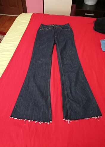 Trendyol İspanyol paça kot pantolon #vintage #yk2