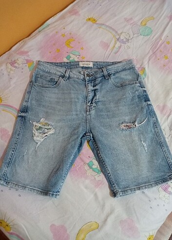 y2K yırtık kot şort kısa pantolon vintage Fairycore  - Görsel 4