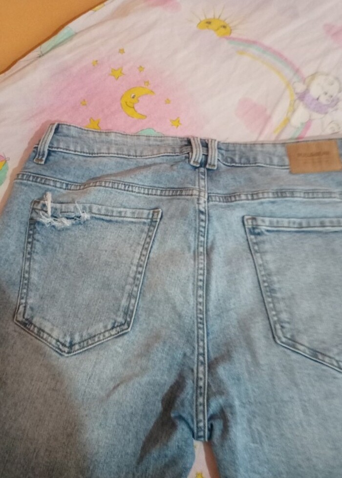 y2K yırtık kot şort kısa pantolon vintage Fairycore  - Görsel 5