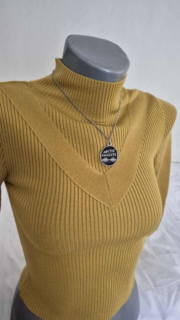 y2k Coquette balıkçı yaka dar bluz fairy - Görsel 5