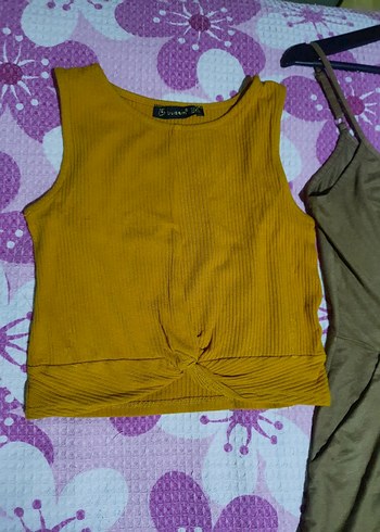 Kadın Kahverengi Straplez Mini Tulum - Görsel 4