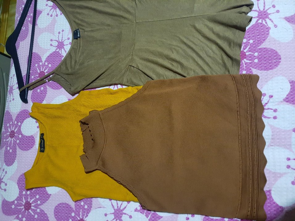 Kadın Kahverengi Straplez Mini Tulum - Görsel 3