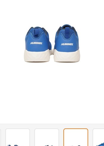 unisex Mavi Bağcıklı Spor Ayakkabı - Görsel 3