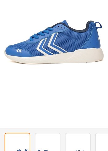 unisex Mavi Bağcıklı Spor Ayakkabı - Görsel 2