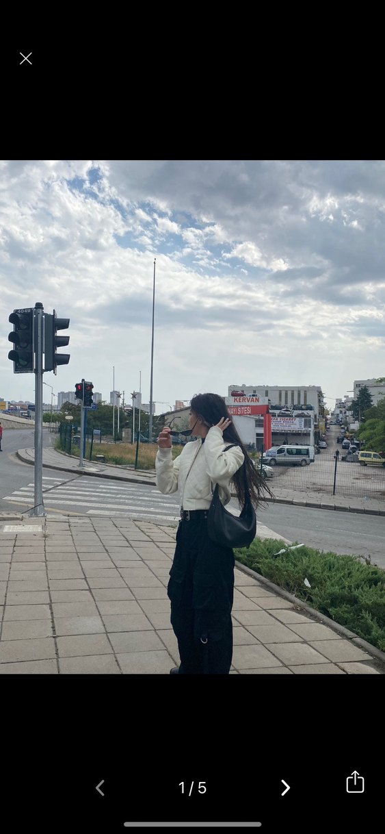 Kadın Beyaz Midi Puff Kollu Yağmurluk - Görsel 2