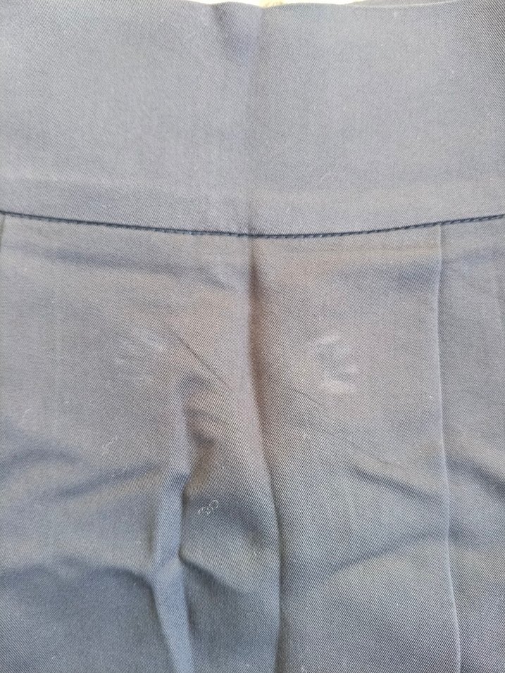 Lacivert Pileli Uzun Kadın Etek - Görsel 2