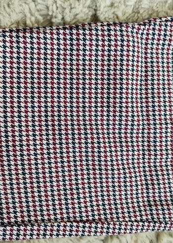 Kareli Kadın Pantolon - Görsel 4