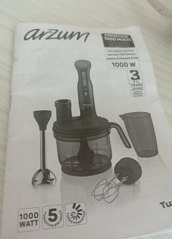 Diğer Arzum prostick blandır doğrayıcı seti