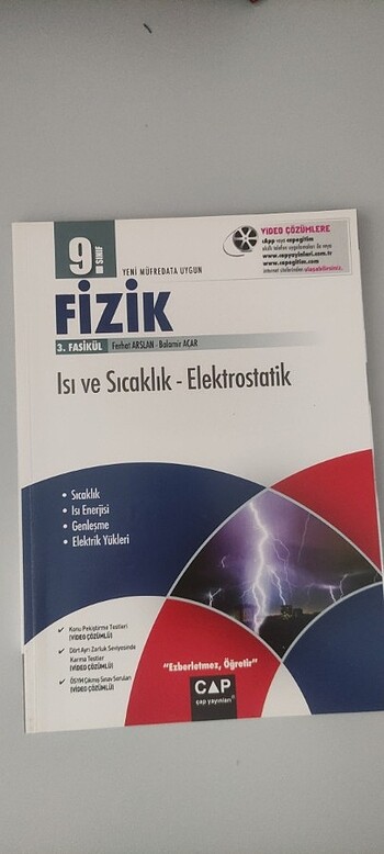 Beden 9.Sinif fizik çap fasikülleri