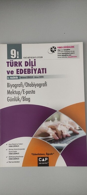  Beden 9.sinif türk dili ve edebiyatı çap fasikülleri 