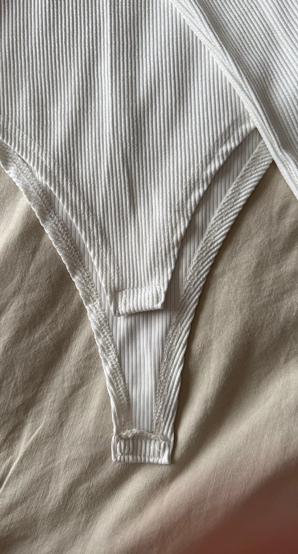 ToucheBeyaz Yüksek Yaka Kadın Triko - Görsel 4