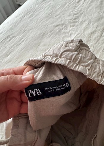 Bej Kargo Erkek Keten Rahat Pantolon - Görsel 3